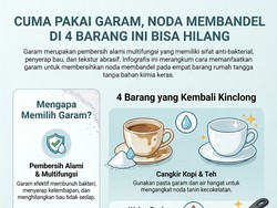 Garam Bisa Jadi Senjata Ampuh buat Bersihkan 4 Barang Ini