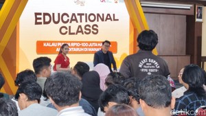 Jauh-jauh dari Semarang Agra Ikut Educational Class di JFF: Belajar Saham