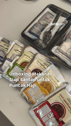 Video Unboxing Makakanan Siap Santap untuk Puncak Haji