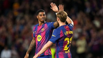 De Jong Nilai Rashford Pantas Dipertahankan Barcelona