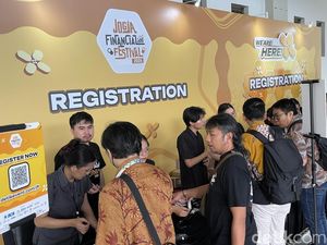 Suasana Ramainya JEC Jelang Pembukaan Jogja Financial Festival 2026