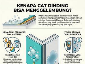 7 Penyebab Cat Dinding Menggelembung, Nomor 2 Jangan Diabaikan!