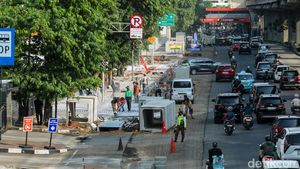 Revitalisasi Trotoar HR Rasuna Said Dikebut Jelang HUT ke-499 Jakarta