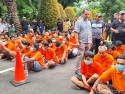 173 Tersangka Kejahatan Jalanan Ditahan PMJ Terancam 7-15 Tahun Penjara