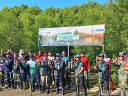 Tudang Sipulung Nasional 2026, IKA Smada Makassar-Bulog Tanam 4.000 Mangrove