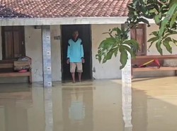 2 Desa di Batangan Pati Kebanjiran gegara Tanggul Sungai Jebol
