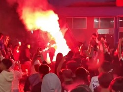 Persib Hattrick Juara, Bobotoh Indramayu Pesta Suar dan Konvoi