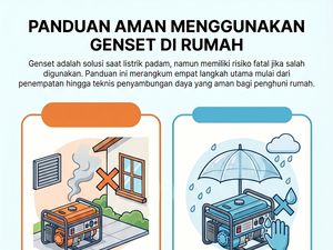 Listrik Mati? Ini Cara Aman Pakai Genset, Salah Sedikit Bisa Berbahaya
