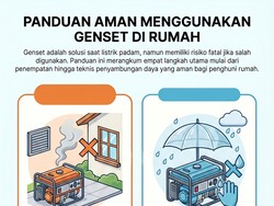 Listrik Mati? Ini Cara Aman Pakai Genset, Salah Sedikit Bisa Berbahaya