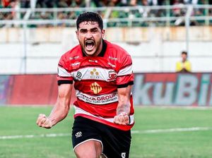 Junior Brandao Cetak Brace, Madura United Unggul 2-0 Atas PSM Makassar