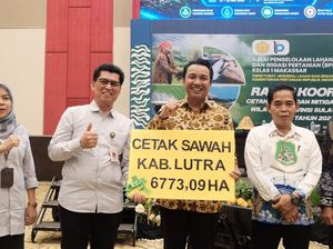 Pemkab Luwu Utara Dapat Bantuan 6.773 Hektare Cetak Sawah Baru 2026
