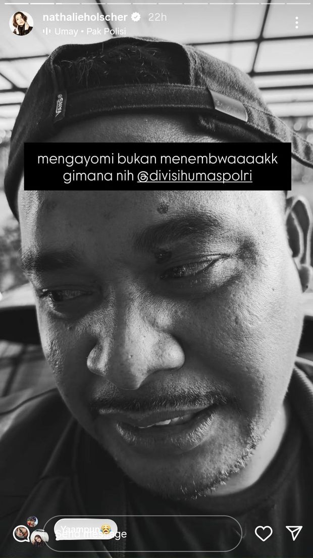 Nathalie Holscher Geram, Bodyguard Diduga Ditembak oleh Polisi Berpangkat Kompol