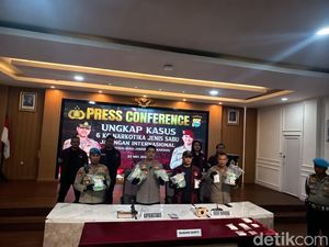 Polisi Tangkap 7 Bandar-Kurir Sabu 6 Kg Jaringan Malaysia-Makassar