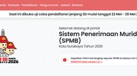 Jadwal dan Syarat SPMB Sekolah Dasar Surabaya 2026