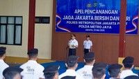 Arahan Kapolda Metro, Gerakan Jaga Jakarta Bersih Dimulai di Polres Jakpus