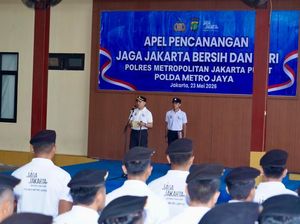 Arahan Kapolda Metro, Gerakan Jaga Jakarta Bersih Dimulai di Polres Jakpus