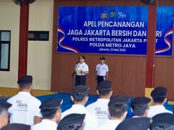 Arahan Kapolda Metro, Gerakan Jaga Jakarta Bersih Dimulai di Polres Jakpus