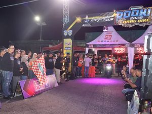 Ratusan Rider Ramaikan Bhayangkara Rookie Dragbike 2026 di Magetan