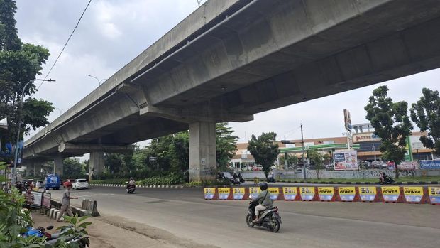 Bogor Lokasi penemuan jasad perempuan inisial AA yang dilempar darti tol layang BORR.