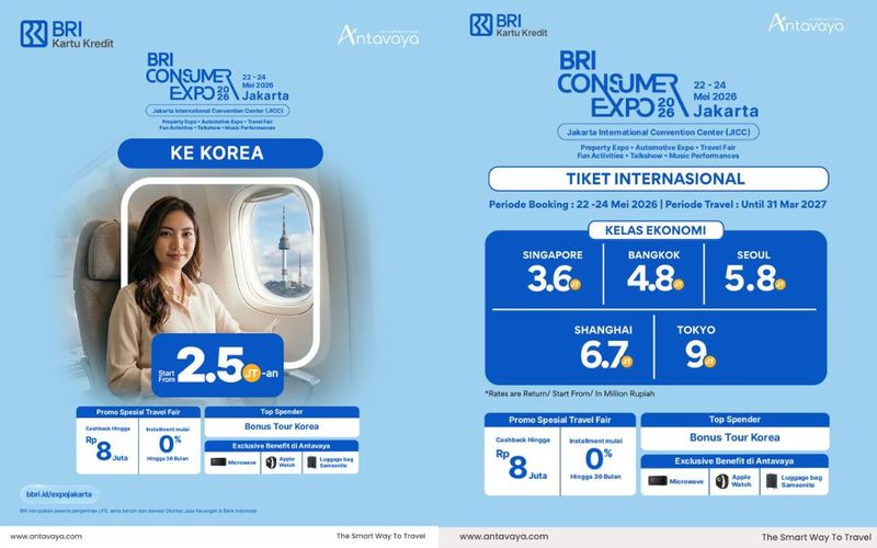 BRI Consumer Expo 2026 Banjir Promo Liburan, Tour Jepang Mulai Rp 19 Jutaan!
