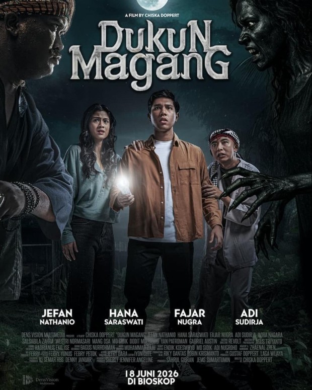 ilm bioskop terbaru Dukun Magang (2026)/Foto: Dens Vision Multimedia ilm bioskop terbaru Dukun Magang (2026)/Foto: Dens Vision Multimedia