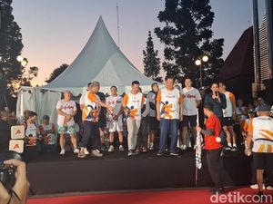 Jogja Run D-City 2026 Pagi Ini, Wamenpora-Chairul Tanjung Pemanasan Bareng Peserta