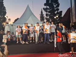Jogja Run D-City 2026 Pagi Ini, Wamenpora-Chairul Tanjung Pemanasan Bareng Peserta