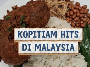 Video Cobain Nasi Lemak plus Egg Tart Viral di Kuala Lumpur