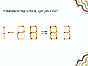 Panasin Otak dengan Teka-teki Korek Api, Langsung Menyala kalau Benar Semua