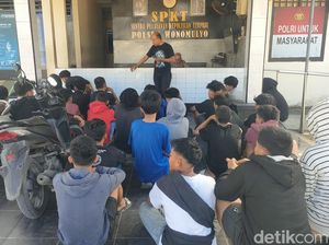 36 Pemuda Diduga Hendak Tawuran di Wonomulyo Polman Ditangkap