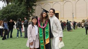 Ririn Ekawati ke San Fransisco, Hadiri Momen Wisuda Jasmine Abeng