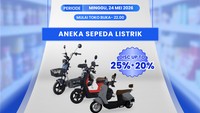 Buru Sebelum Habis, Sepeda Listrik Murah Meriah di Transmart Full Day Sale