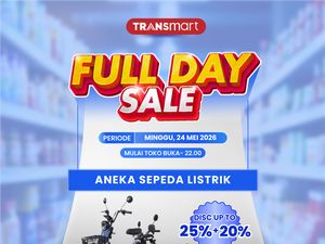 Buru Sebelum Habis, Sepeda Listrik Murah Meriah di Transmart Full Day Sale