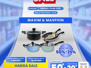 Cuma di Transmart Full Day Sale, Alat Masak Jadi Murah Meriah