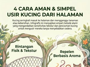 Cara Aman dan Simpel Usir Kucing Liar dari Halaman Rumah