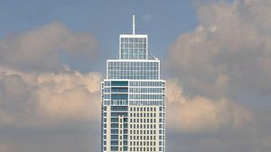 Potret Gedung 251 Meter yang Disusun Mirip Lego
