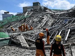 Gedung 9 Lantai di Filipina Ambruk, Korban masih Terjebak