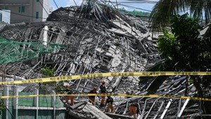 Gedung 9 Lantai Runtuh di Filipina, 17 Orang Masih Terjebak