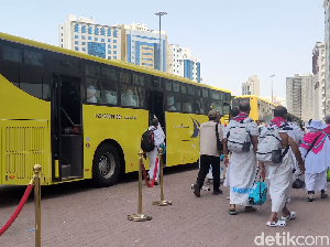 Video Jemaah Haji di Makkah Bergerak ke Arafah