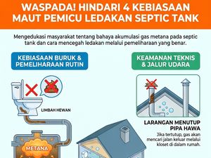 Kebiasaan Buruk Pakai Septic Tank yang Bisa Bikin Rumah Kebakaran