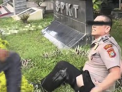 Polisi yang Viral Diduga Didorong ke Parit di Polda Sumut Diperiksa Propam