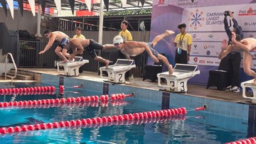 Kejuaraan Nika Kalila Masters Swimming Championship Tak Pandang Usai