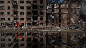 Rusia Gempur Kyiv dengan 600 Drone dan 90 Rudal