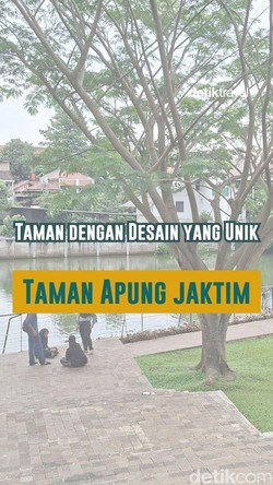 Video: Taman dengan Desain yang Unik, Taman Apung Jaktim