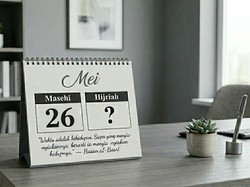 Tanggal Hijriah Hari Ini 26 Mei 2026 serta Amalan Sunnah Bulan Dzulhijjah
