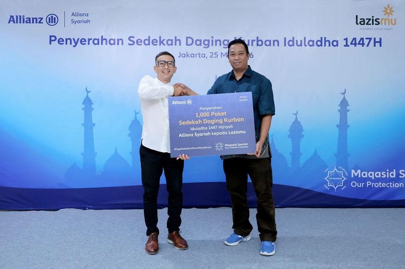 Allianz Syariah Gandeng Lazismu Salurkan 1.000 Paket Daging Kurban