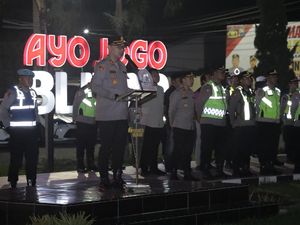 Polres Blitar Perketat Pengamanan Malam Takbir Idul Adha 2026