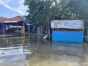 Kondisi Terkini Banjir di Batangan Pati, 2 Hari Belum Surut