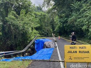 Jalur Getakan-Bakas Ambles, Pemkab Klungkung Janji Perbaiki Tahun Ini
