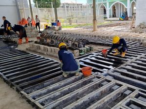 Melihat Produksi Paving Block Napi Lapas Tangerang, Laris Dipakai Perusahaan